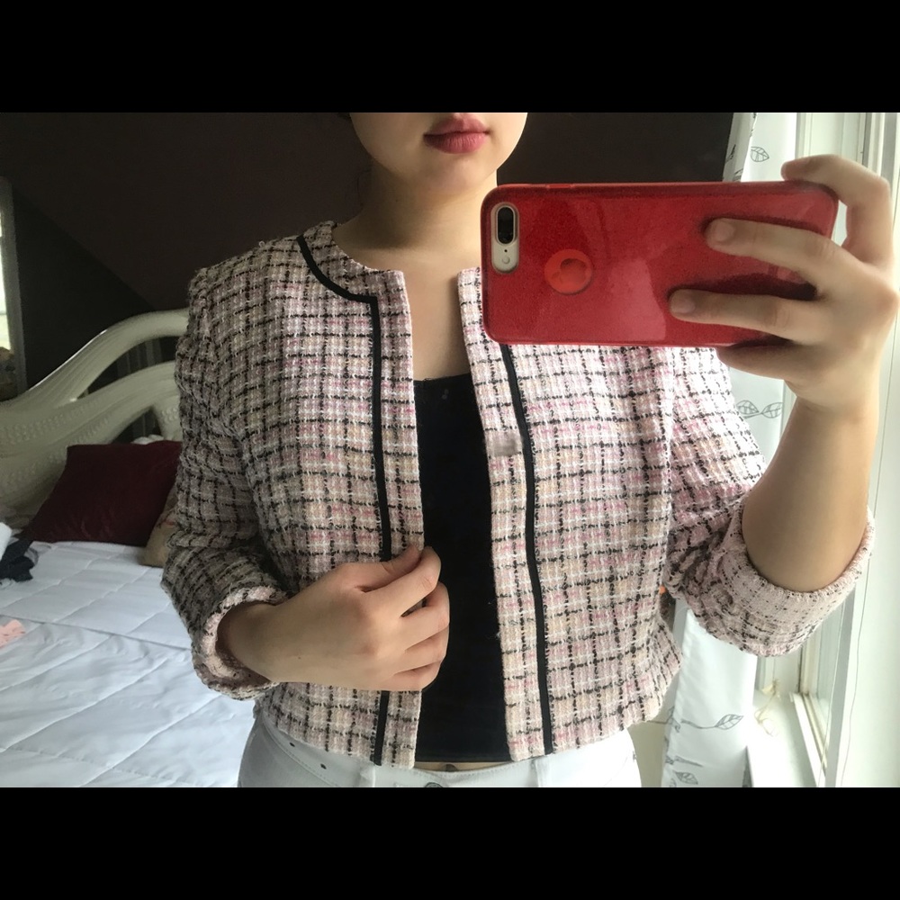 Classy pink blazer
